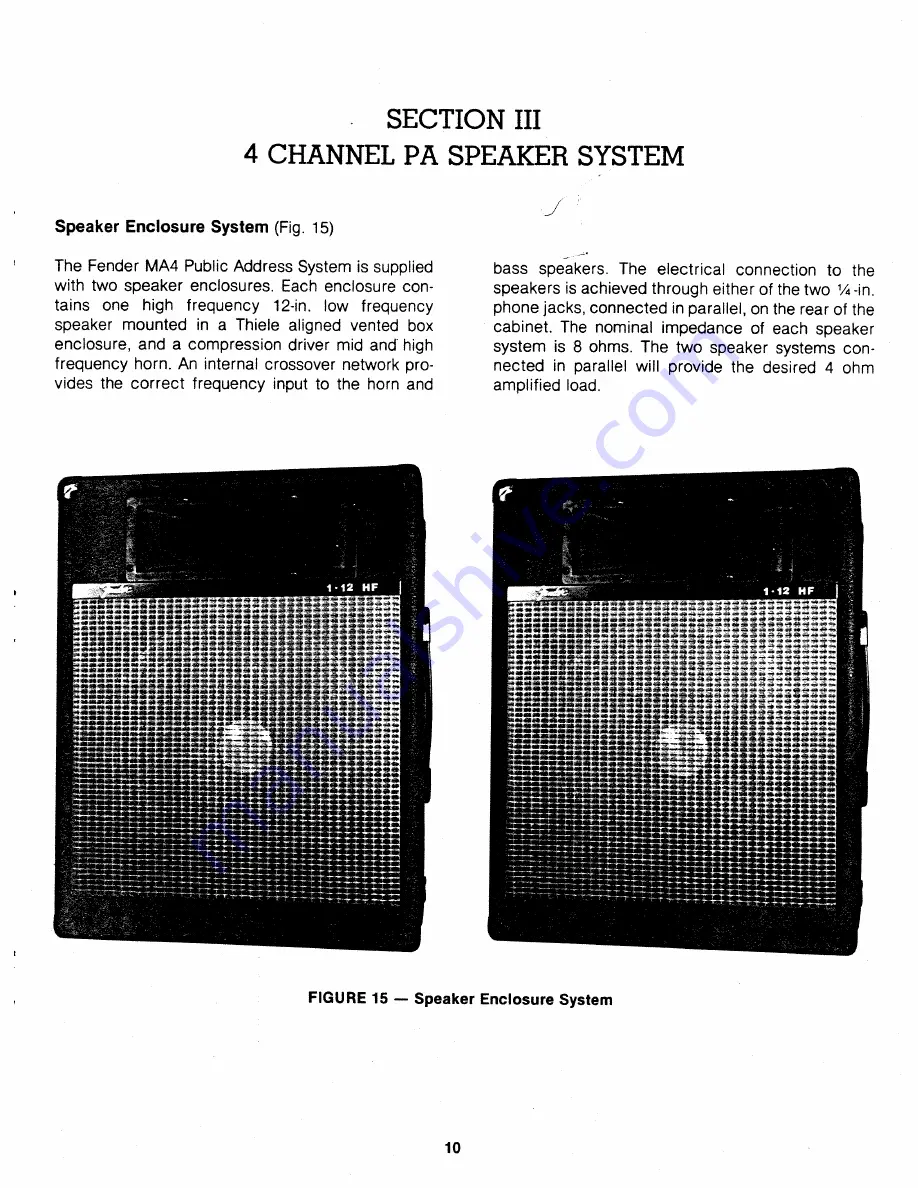 Fender MA4 MIXER Manual Download Page 14