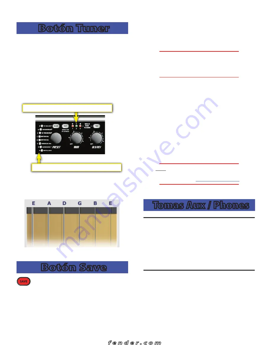 Fender Mustang v.2 Advanced Owner'S Manual Download Page 18