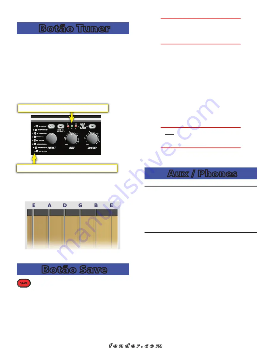 Fender Mustang v.2 Advanced Owner'S Manual Download Page 32