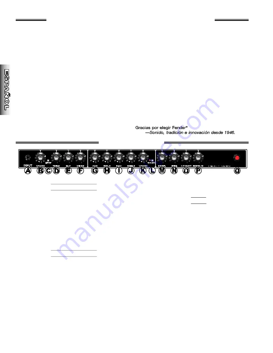 Fender PR 448 Instruction Manual Download Page 8