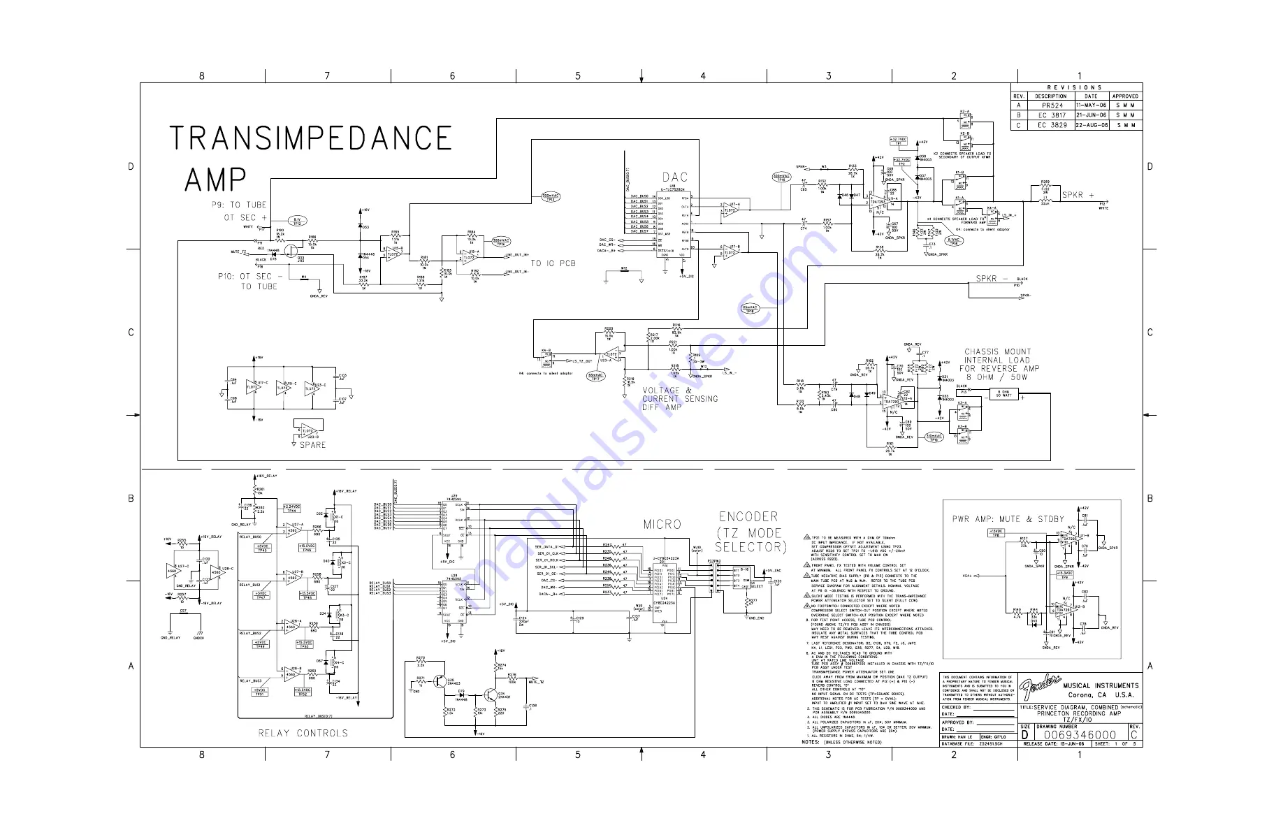 Fender PR 524 Service Manual Download Page 20