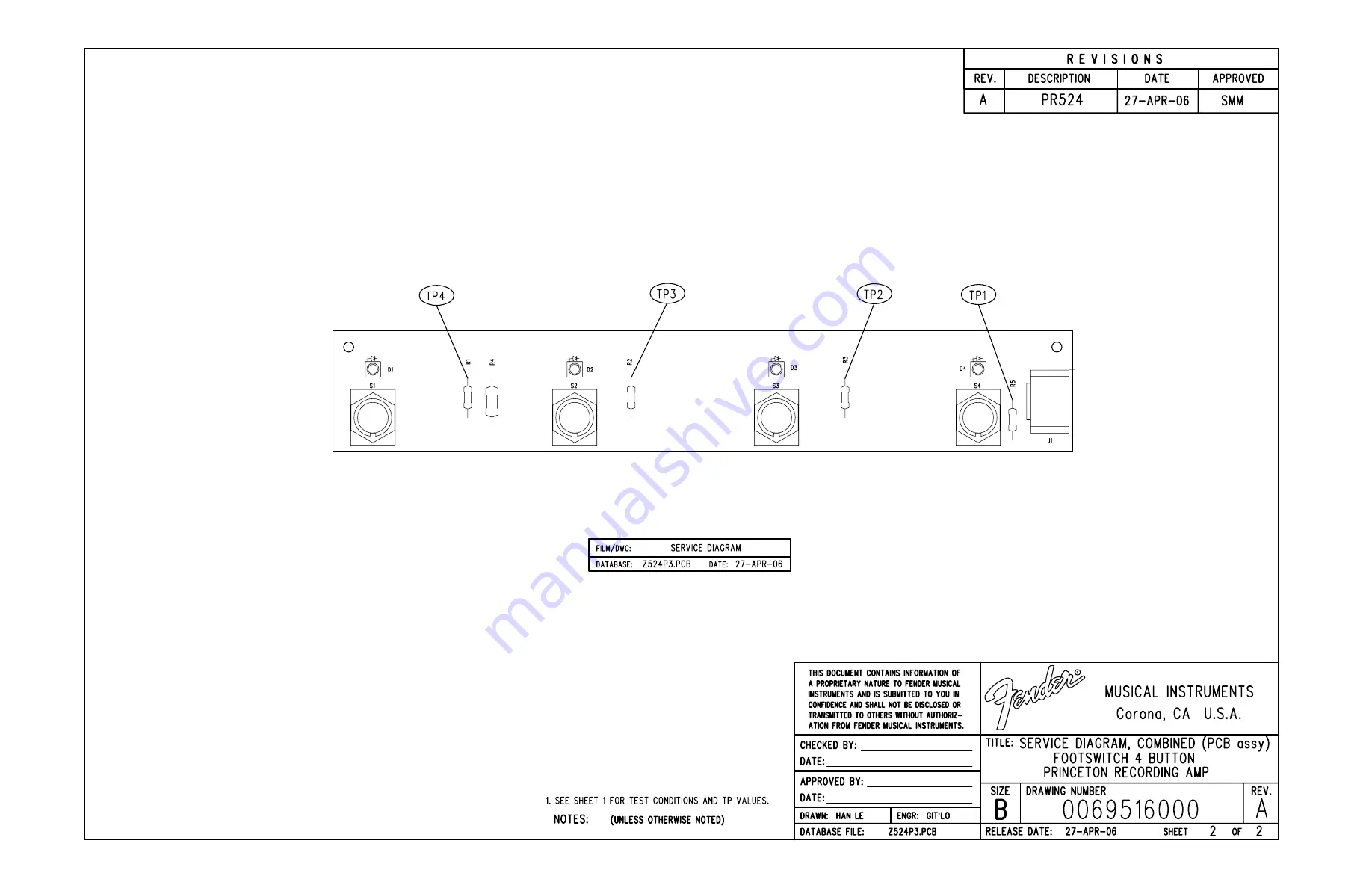 Fender PR 524 Service Manual Download Page 33