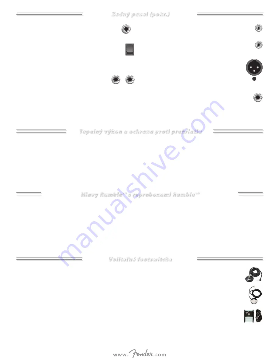 Fender Rumble 100 Owner'S Manual Download Page 33