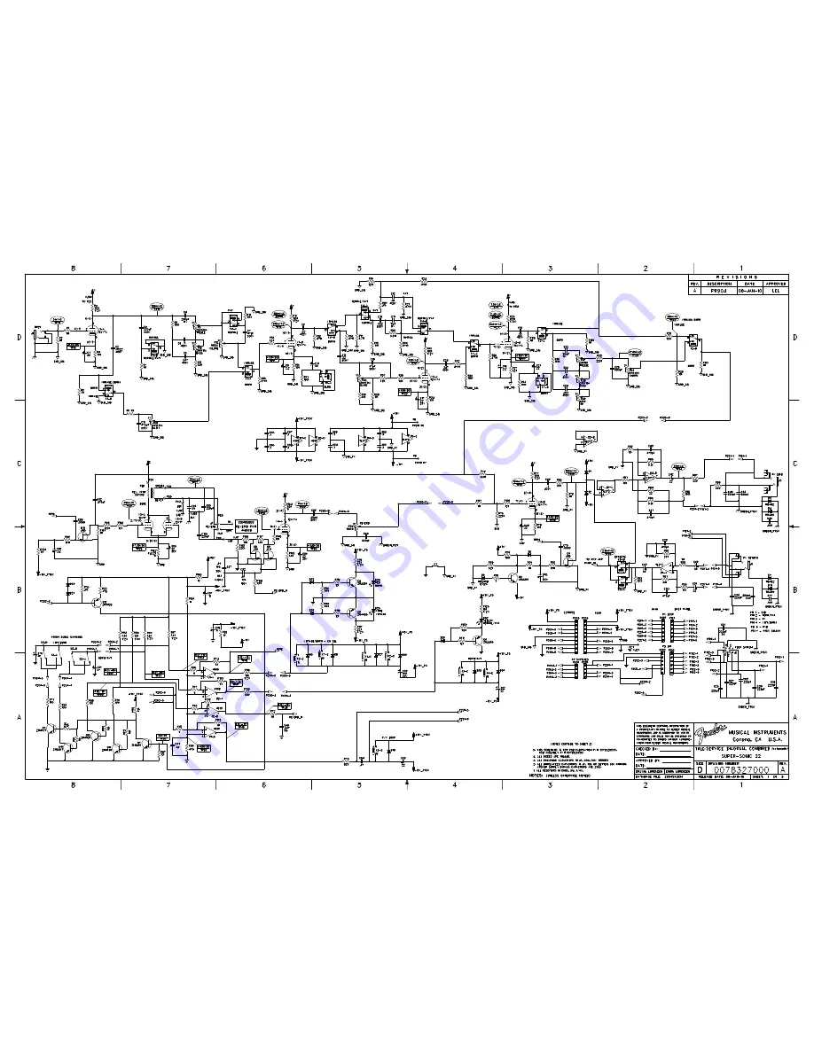 Fender SUPER-SONIC 22 Service Manual Download Page 17