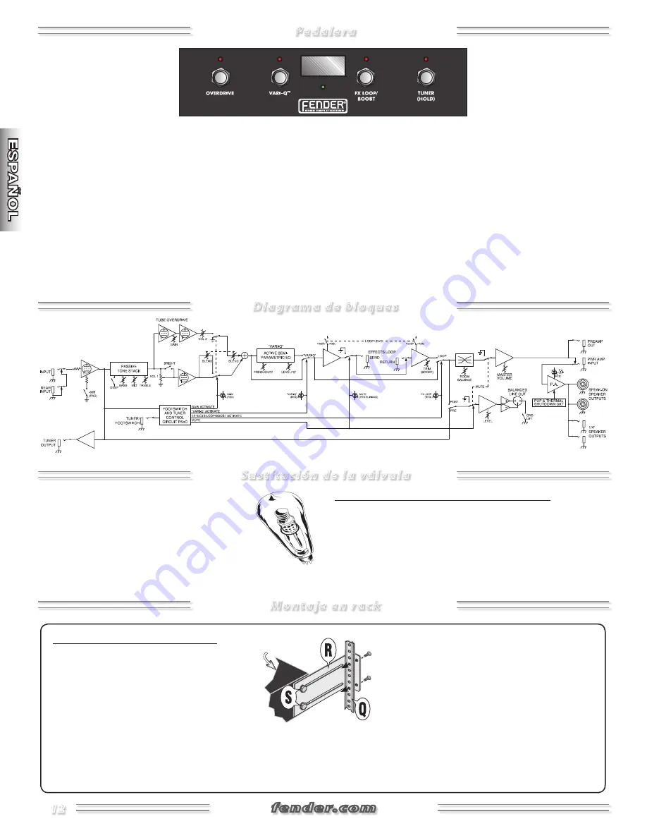 Fender TB-1200 Скачать руководство пользователя страница 12