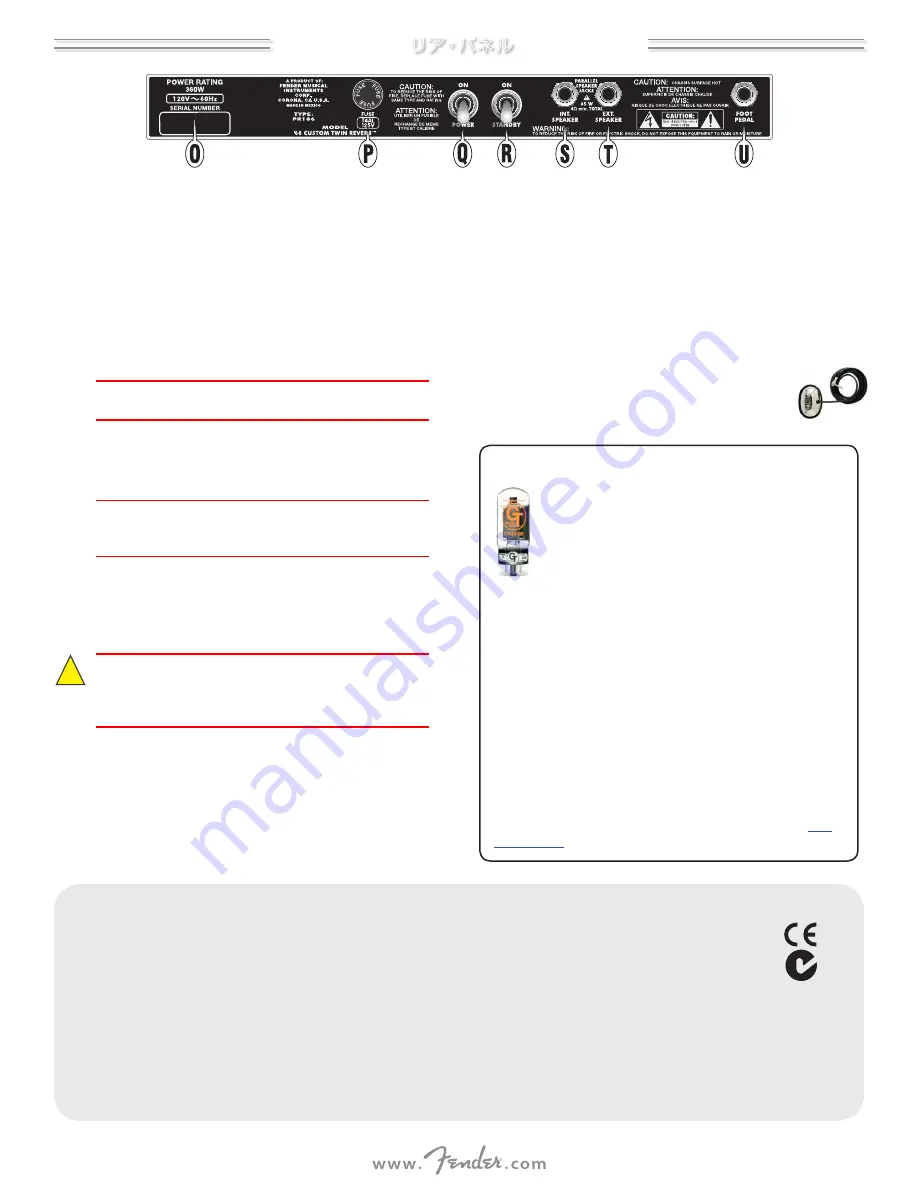 Fender Twin Reverb Owner'S Manual Download Page 29