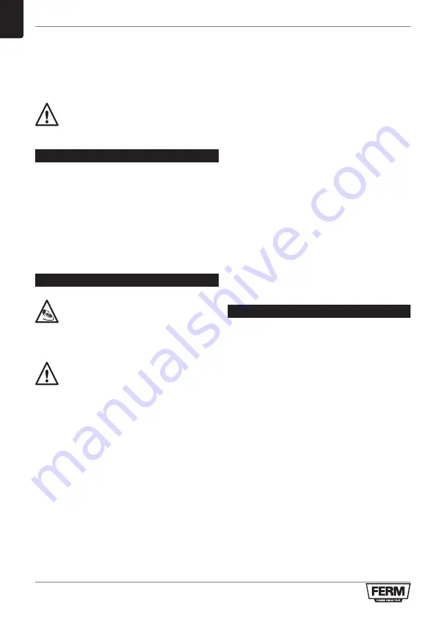 Ferm AGM1086 Original Instructions Manual Download Page 16