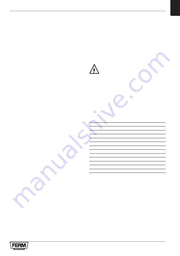 Ferm AGM1086 Original Instructions Manual Download Page 23