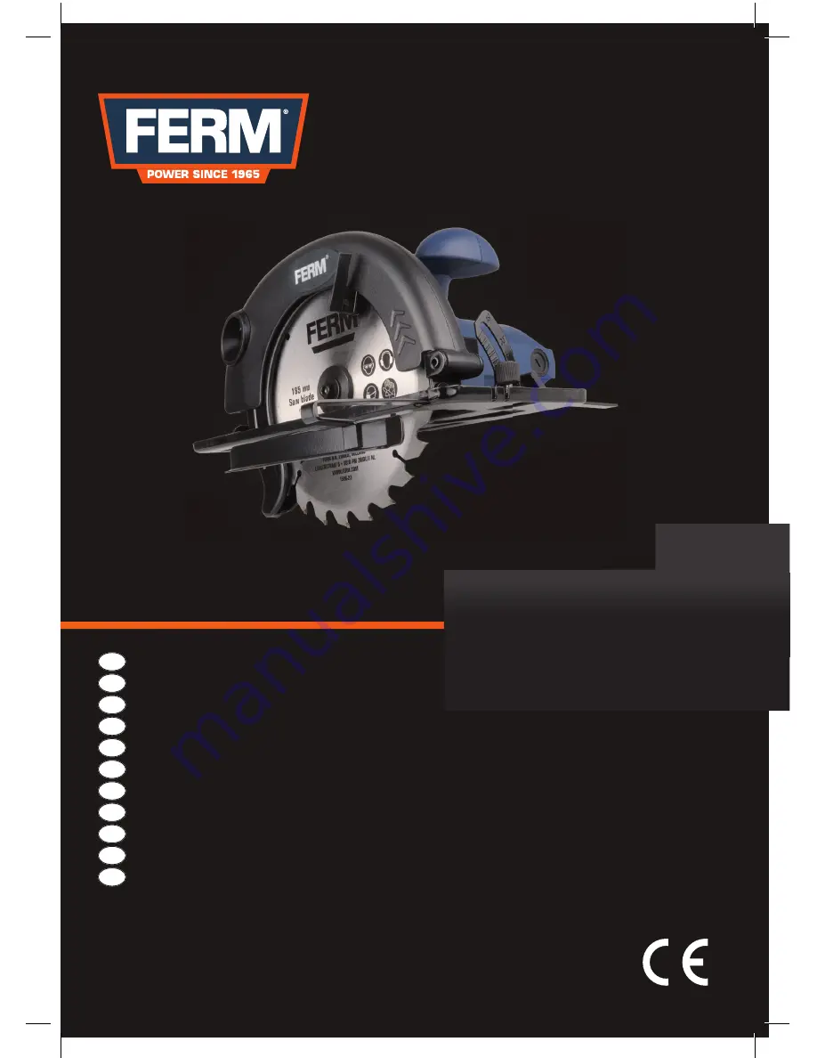 Ferm CSM1039 Original Instructions Manual Download Page 1