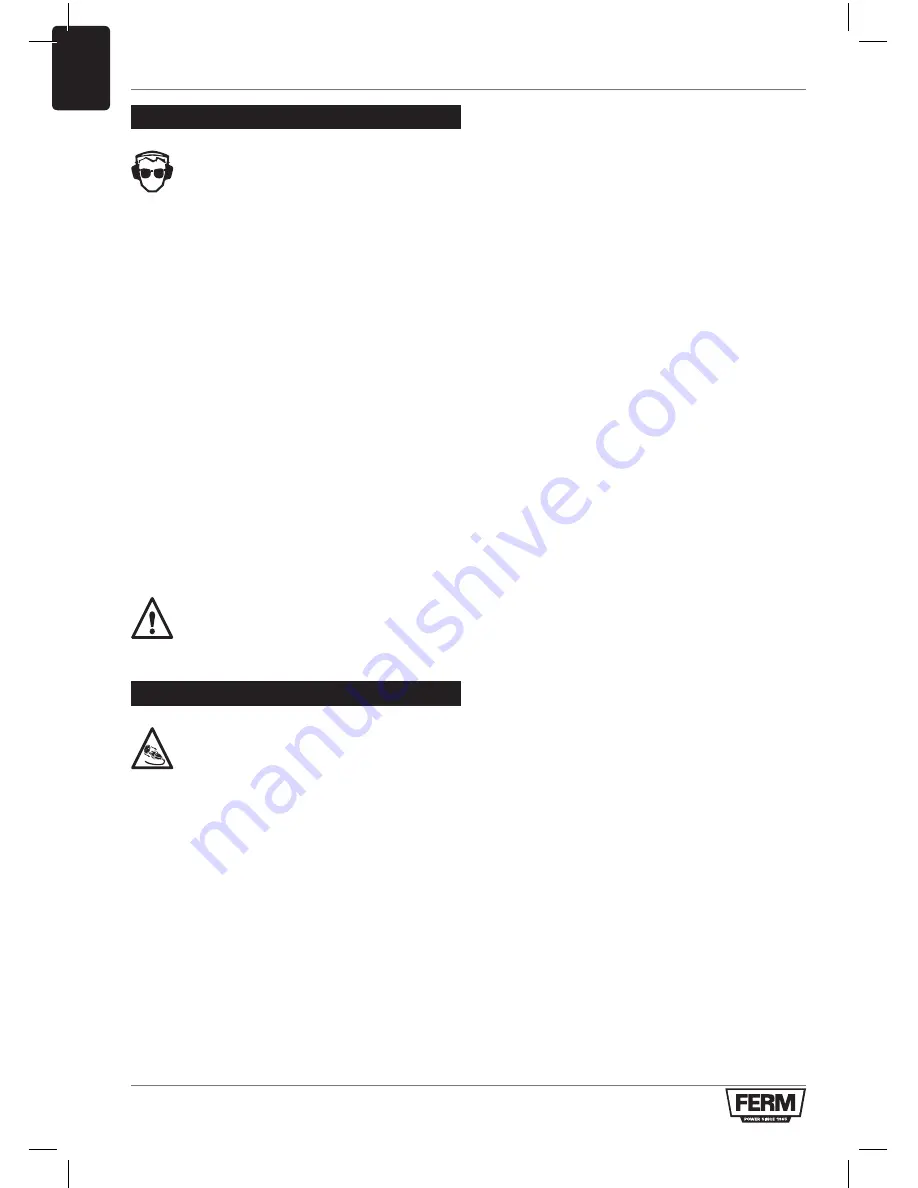 Ferm CSM1039 Original Instructions Manual Download Page 66