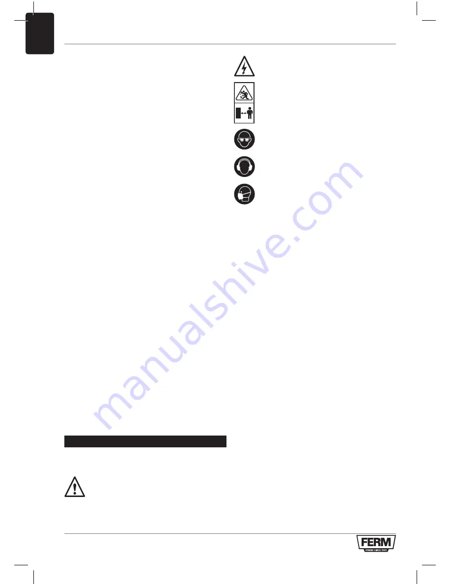 Ferm CSM1043 Original Instructions Manual Download Page 88