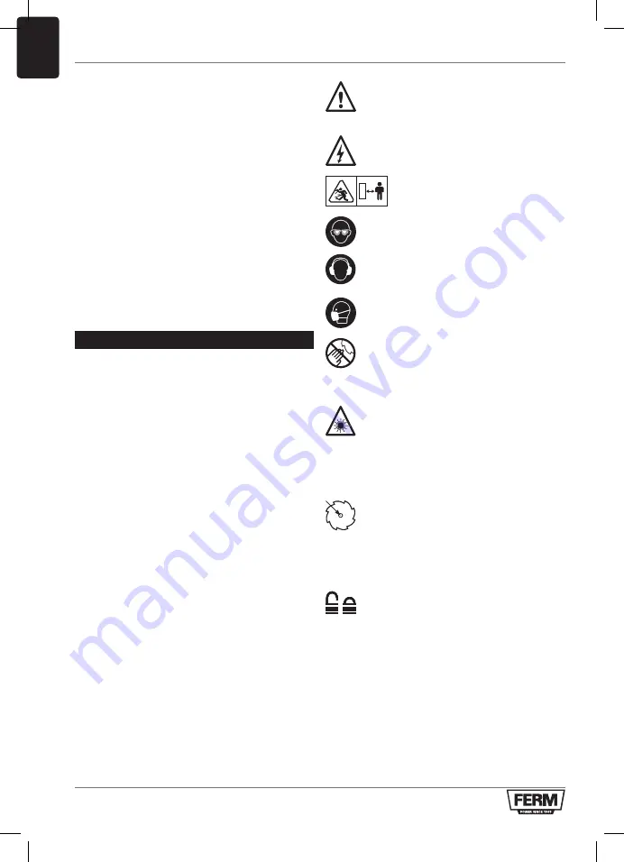 Ferm MSM1035 Original Instructions Manual Download Page 68