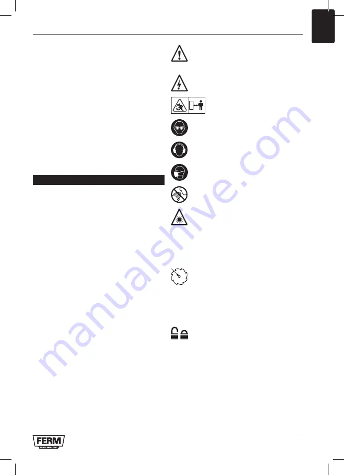 Ferm MSM1038 Original Instructions Manual Download Page 21