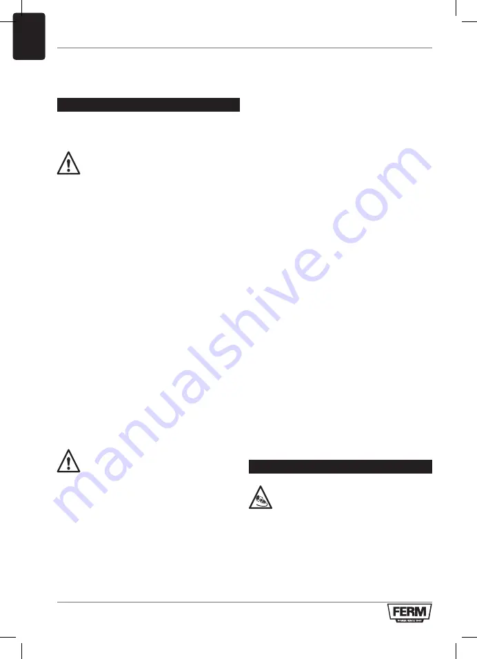 Ferm MSM1038 Original Instructions Manual Download Page 34