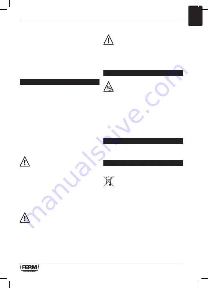 Ferm PDM1051 Original Instructions Manual Download Page 21