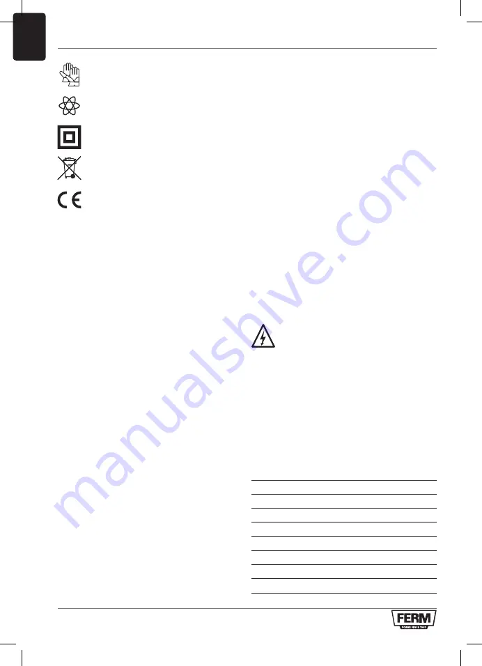 Ferm PDM1051 Original Instructions Manual Download Page 26