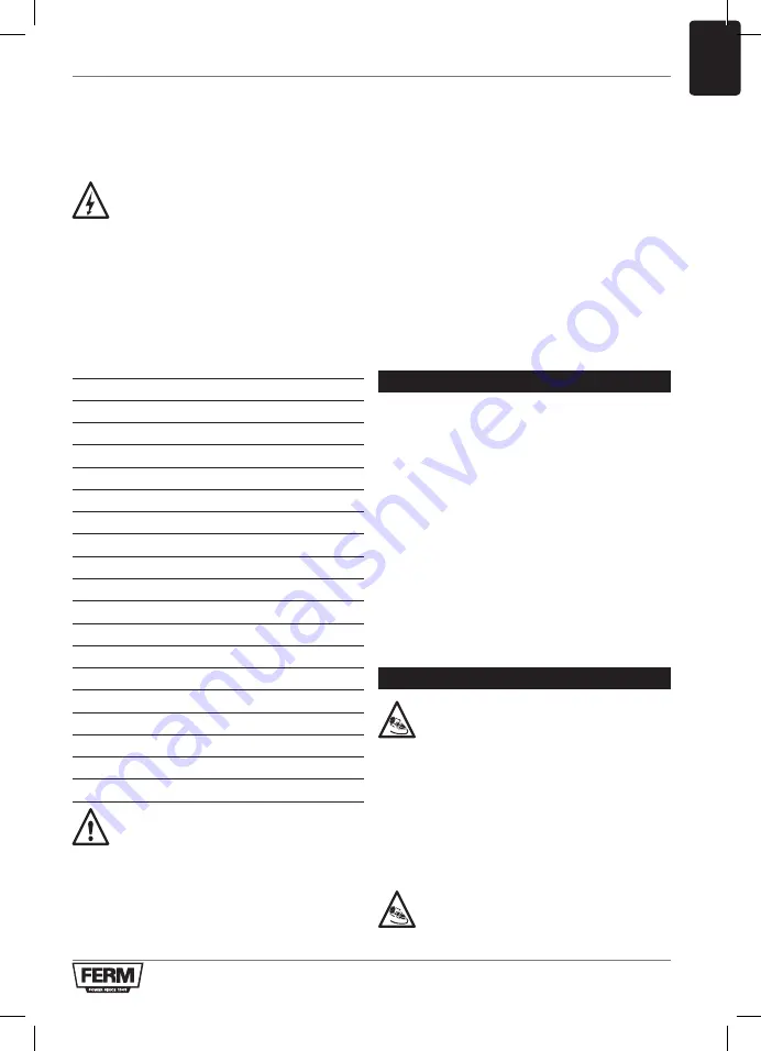 Ferm PDM1051 Original Instructions Manual Download Page 55