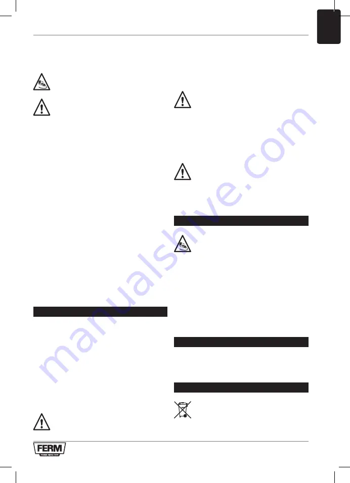 Ferm PDM1051 Original Instructions Manual Download Page 85