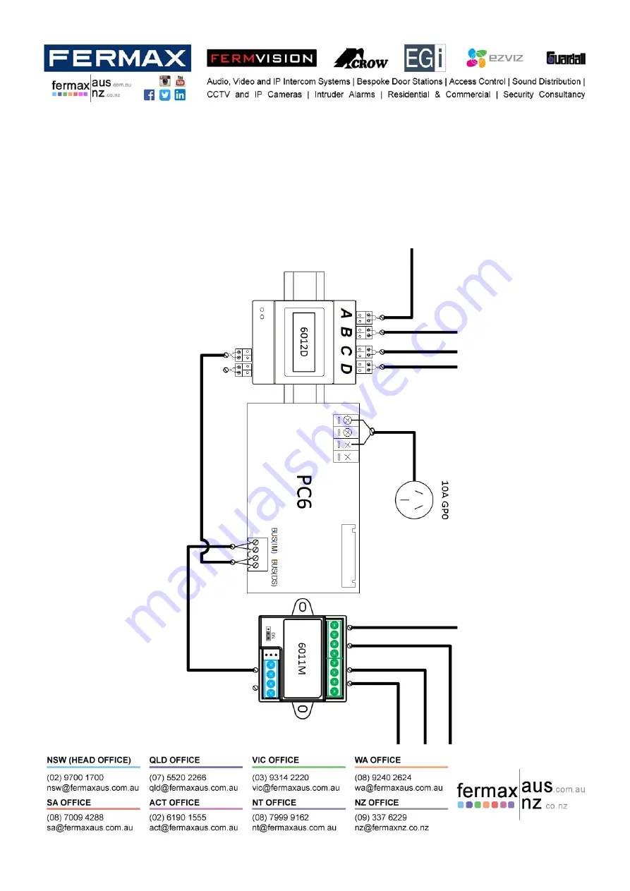 Fermax FVQ-6020 Installer Manual Download Page 7