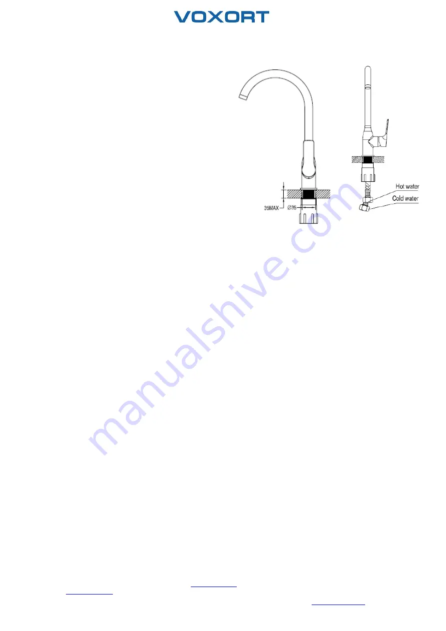 Fero-term Voxort BIANCA 56461 Installation Instruction Download Page 3