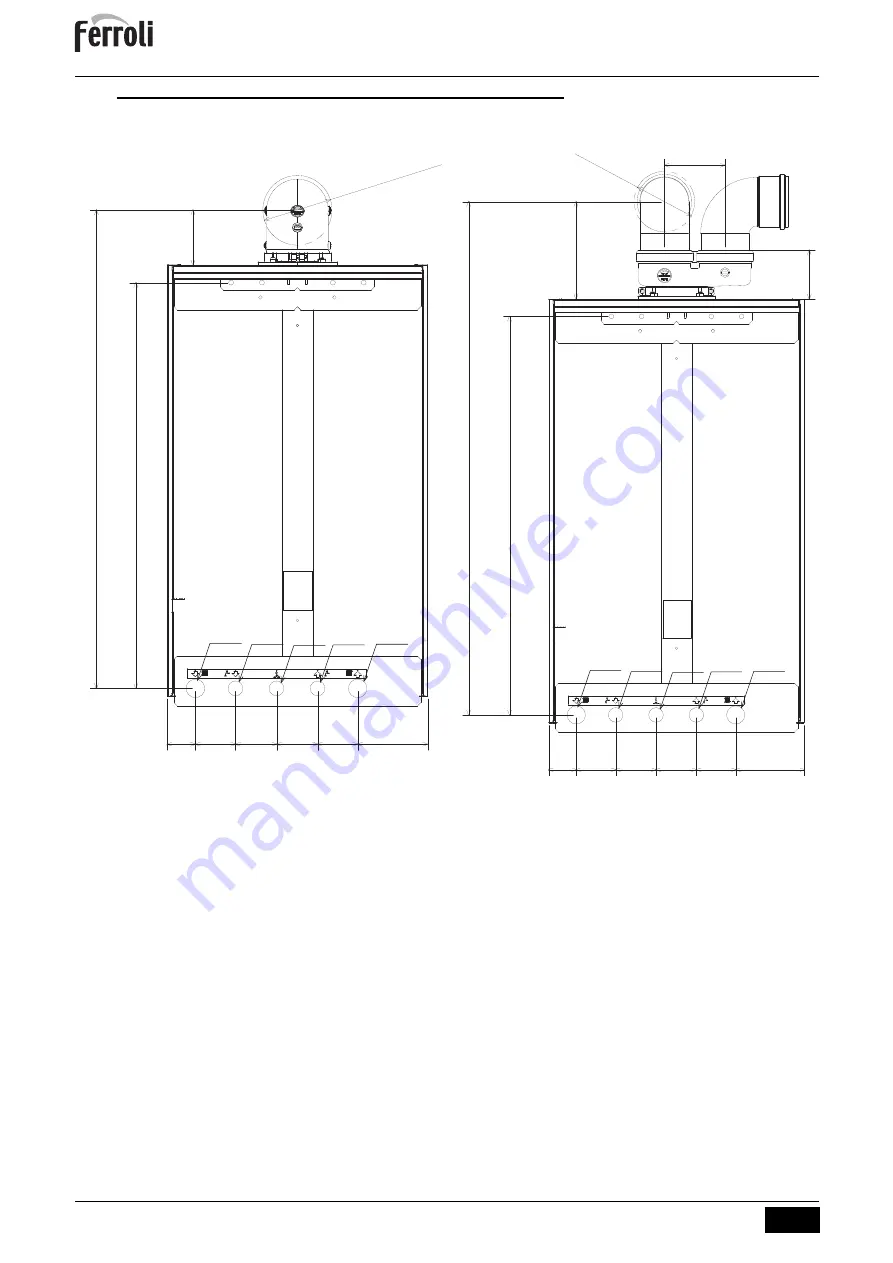 ferolli BLUEHELIX MAXIMA 24C Instructions For Use, Installation And Maintenance Download Page 86