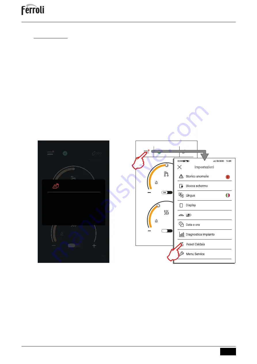 ferolli BLUEHELIX MAXIMA 24C Instructions For Use, Installation And Maintenance Download Page 128