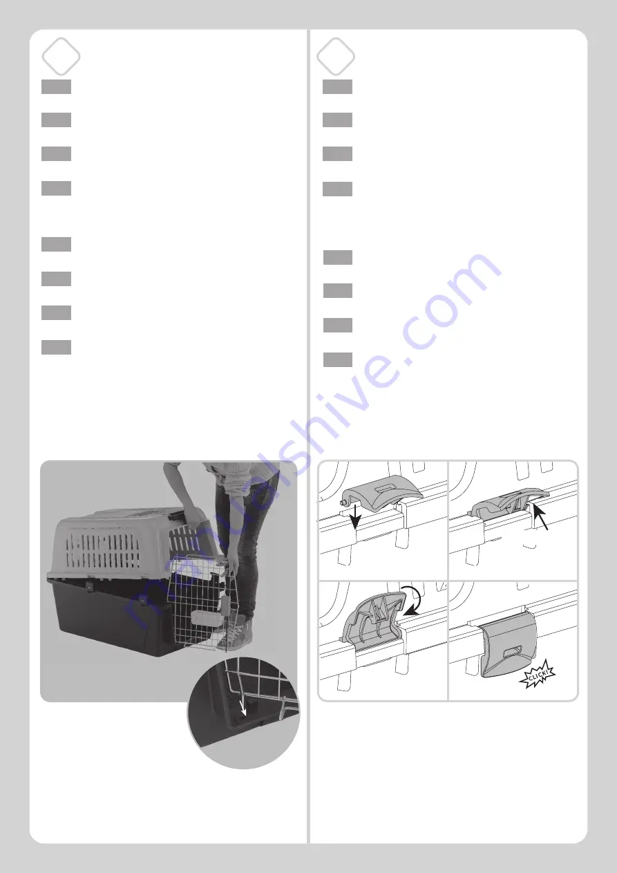 Ferplast 50 CLASSIC Assembly Instructions Download Page 2