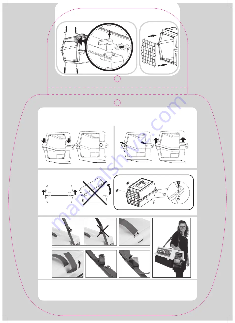 Ferplast ATLAS TRENDY PLUS 10 Assembling Download Page 2