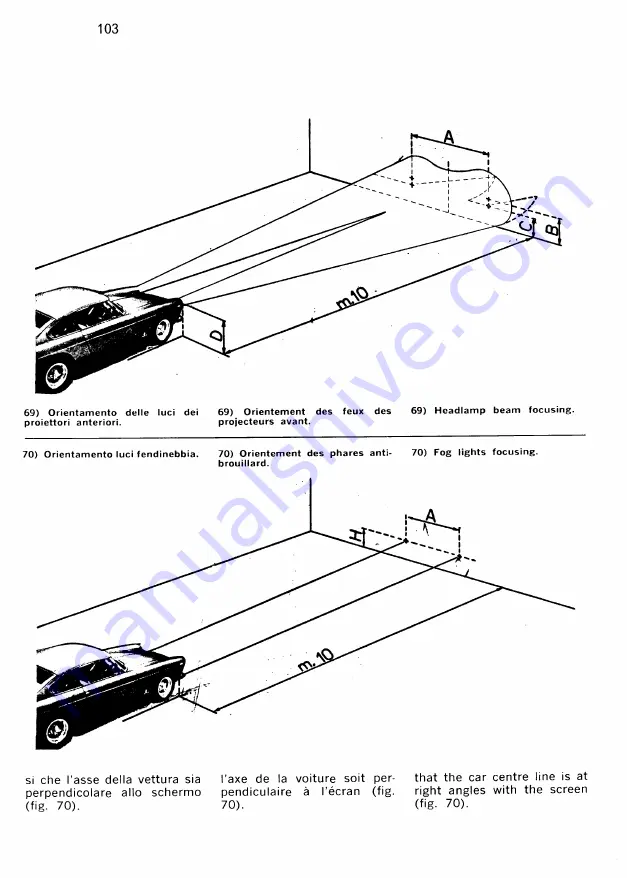 Ferrari 1964 330 GT Operating, Maintenance And Service Handbook Manual Download Page 105