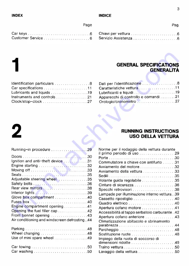 Ferrari 1985 testarossa Owner'S Manual Download Page 5