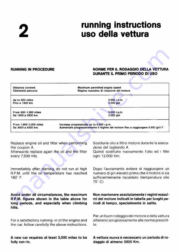 Ferrari 1985 testarossa Owner'S Manual Download Page 245