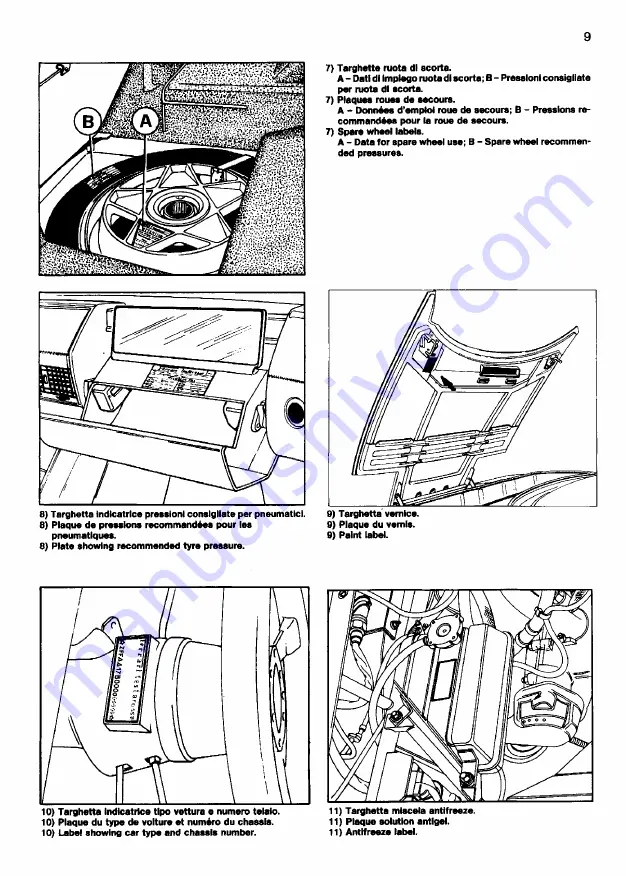 Ferrari 1985 testarossa Owner'S Manual Download Page 326