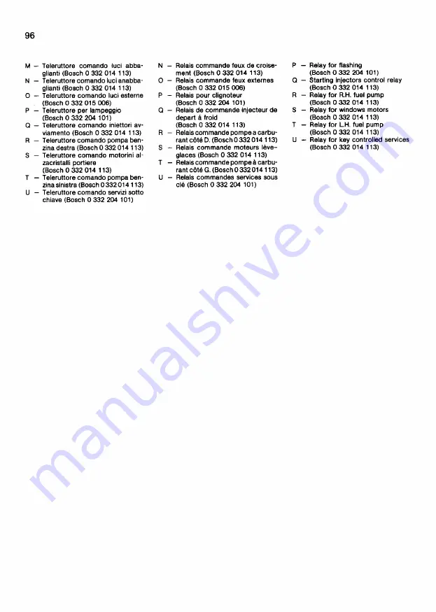 Ferrari 1985 testarossa Owner'S Manual Download Page 411