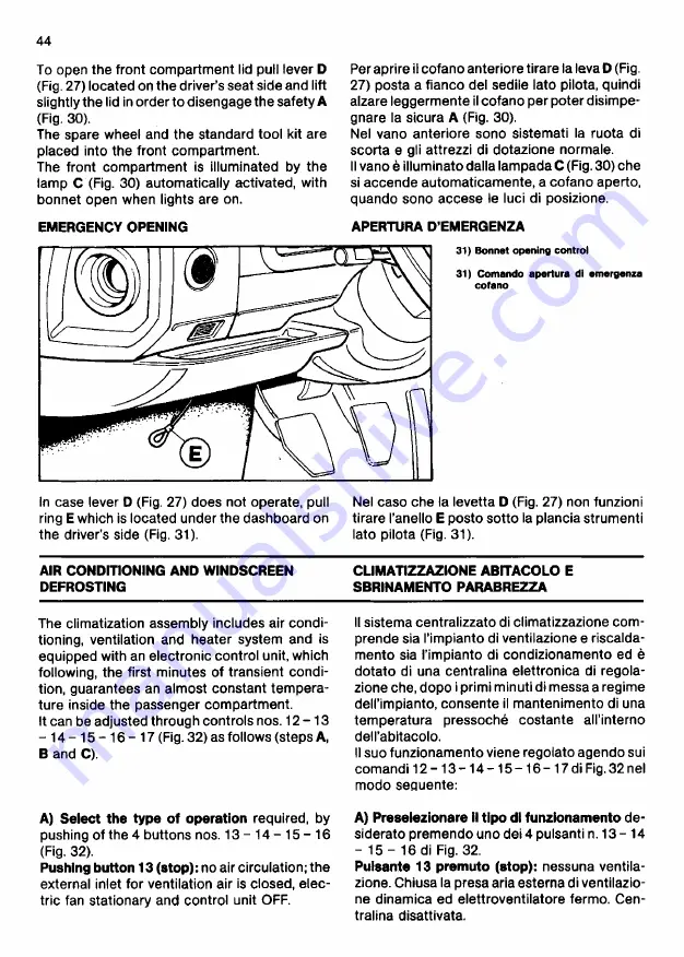 Ferrari 1985 testarossa Owner'S Manual Download Page 559