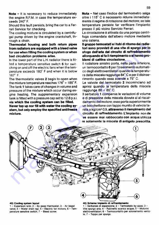 Ferrari 1985 testarossa Owner'S Manual Download Page 573