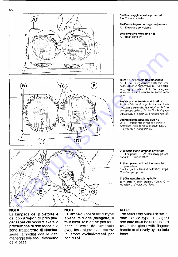 Ferrari 1985 testarossa Owner'S Manual Download Page 915