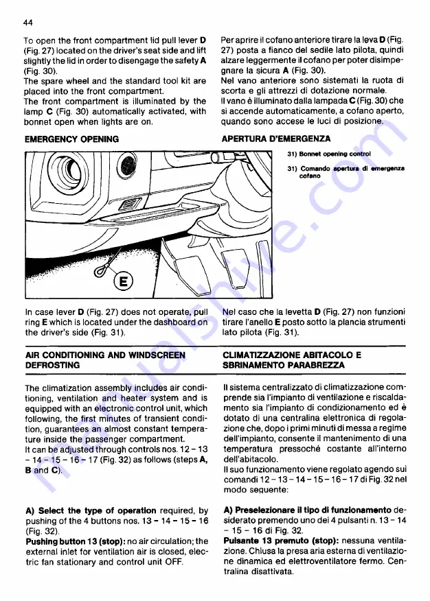 Ferrari 1985 testarossa Owner'S Manual Download Page 967