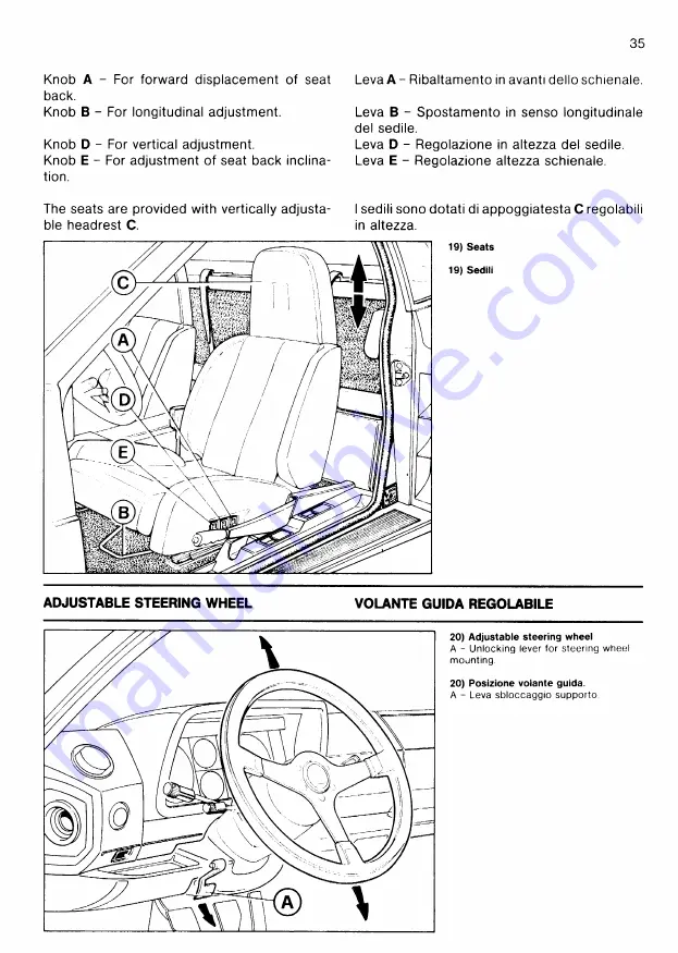 Ferrari 1987 Testarossa Owner'S Manual Download Page 35