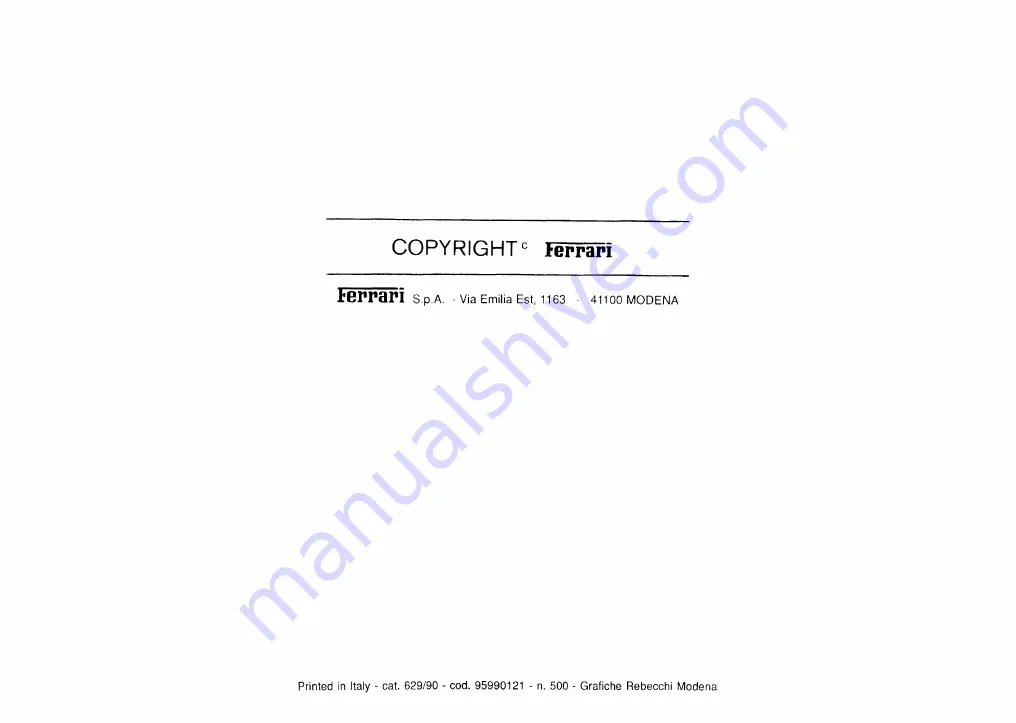 Ferrari 1990 Mondial T U.S. Owner'S Manual Download Page 155