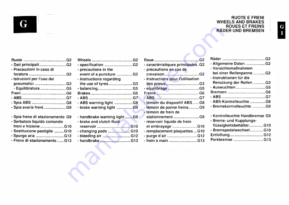 Ferrari 1992 Mondial T U.S. Owner'S Manual Download Page 75