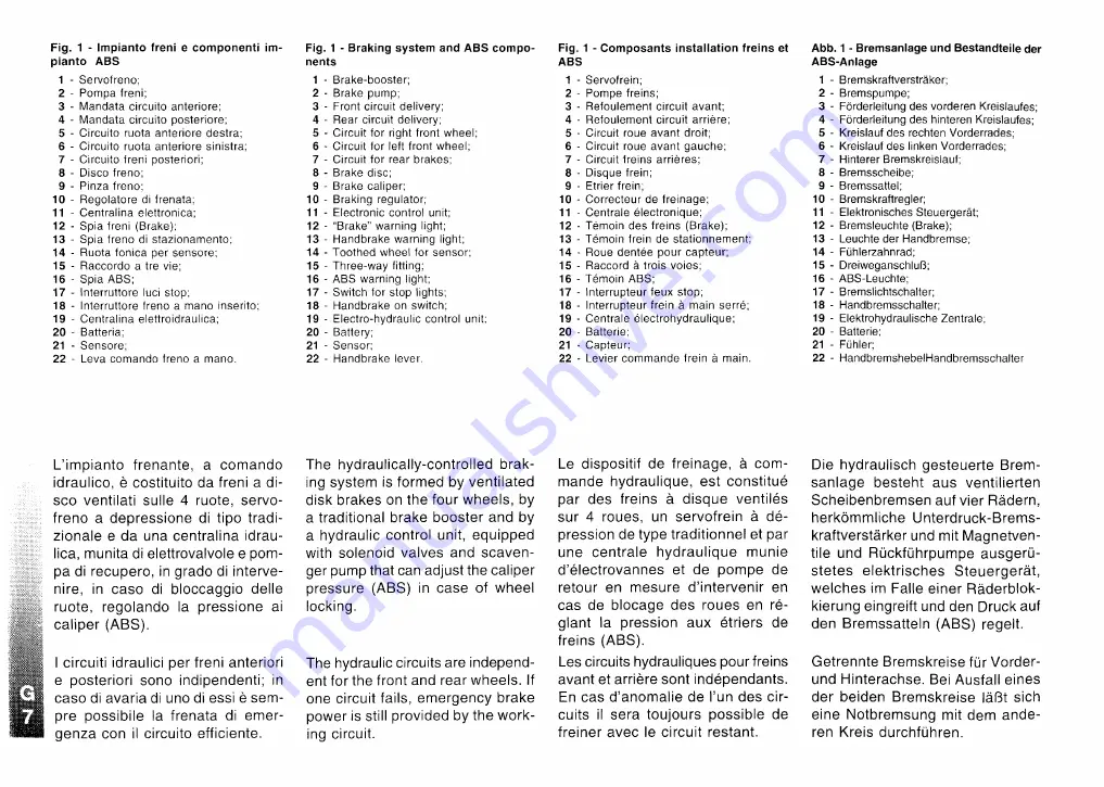 Ferrari 1995 F512M U.S. Owner'S Manual Download Page 89