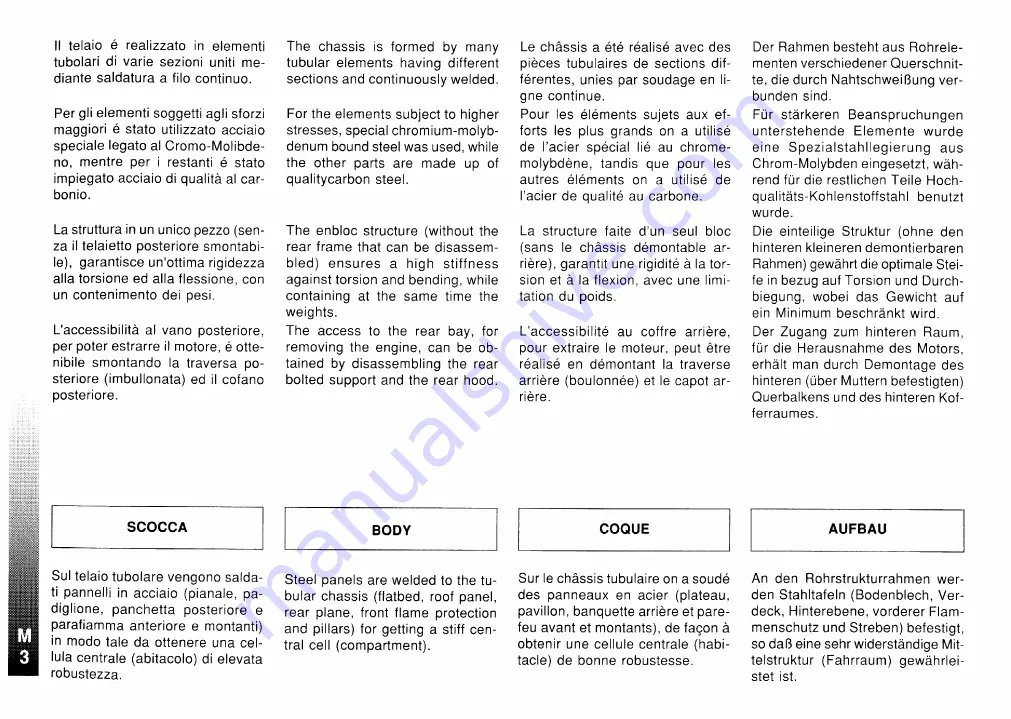 Ferrari 1995 F512M U.S. Owner'S Manual Download Page 174