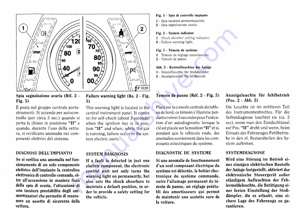 Ferrari 1999 355 F1 Owner'S Manual Download Page 79