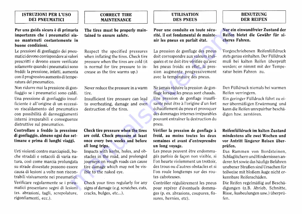 Ferrari 1999 355 F1 Owner'S Manual Download Page 84