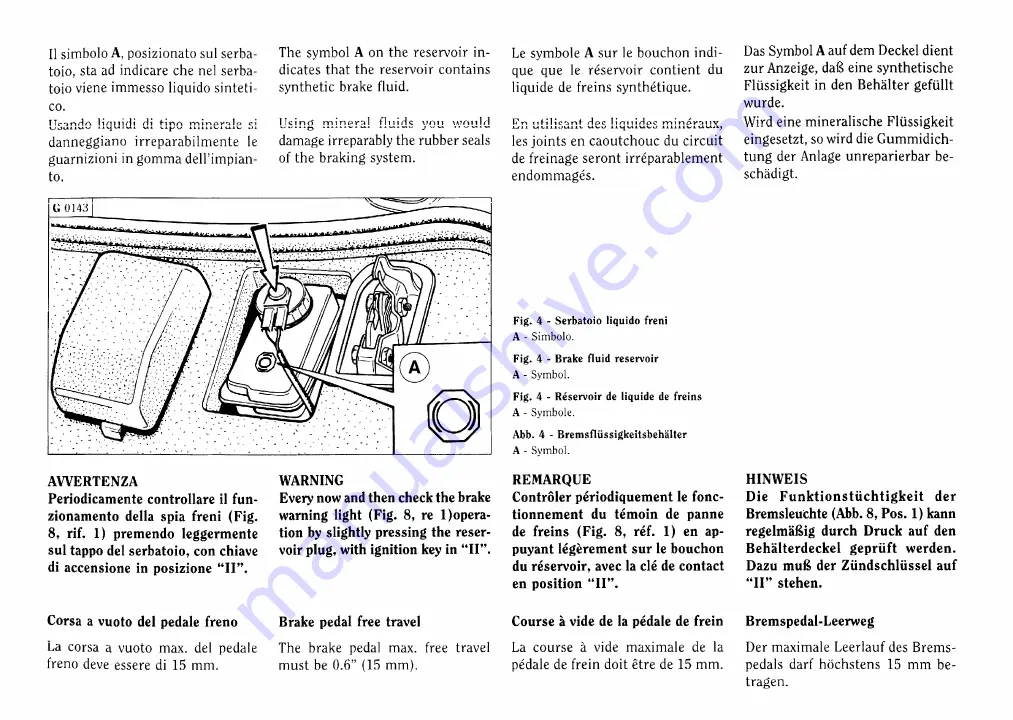 Ferrari 1999 355 F1 Owner'S Manual Download Page 93