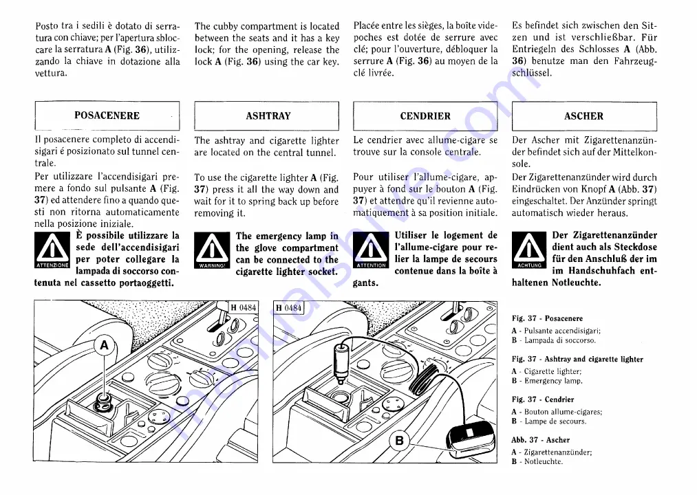 Ferrari 1999 355 F1 Owner'S Manual Download Page 165