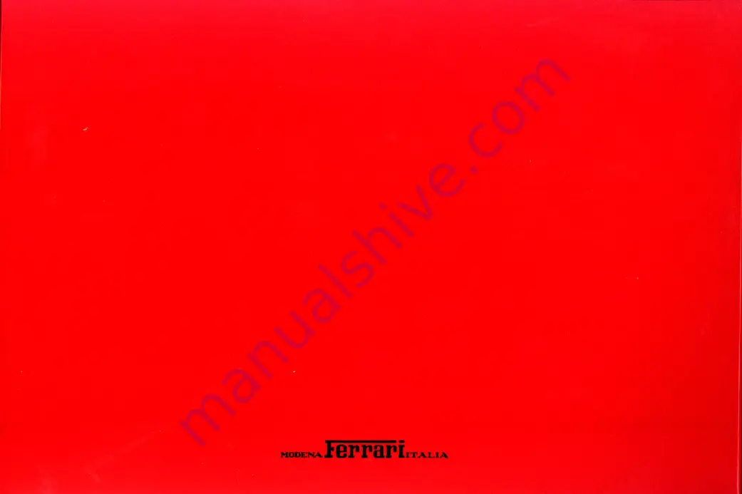 Ferrari 2001 360 Modena Owner'S Manual Download Page 267