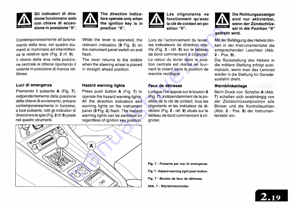 Ferrari 2001 550 barchetta pininfarina Owner'S Manual Download Page 41