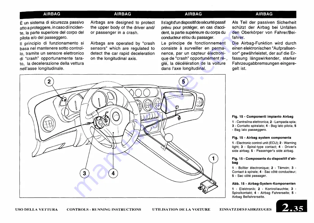 Ferrari 2001 550 barchetta pininfarina Owner'S Manual Download Page 57