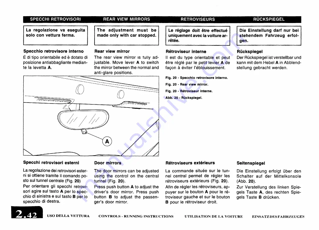 Ferrari 2001 550 barchetta pininfarina Owner'S Manual Download Page 64